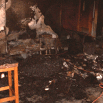 Fire Damage - Chicago Empty Classroom